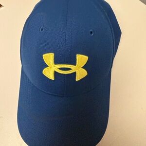 Under Armour Navy Cap with Bright Yellow Emblem